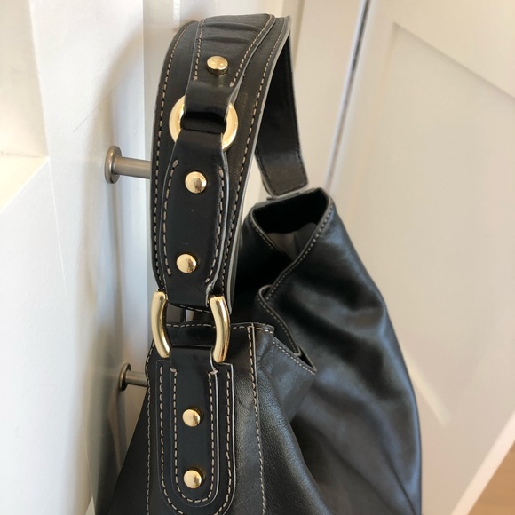 Cole Haan black leather hobo bag - Picture 5 of 7